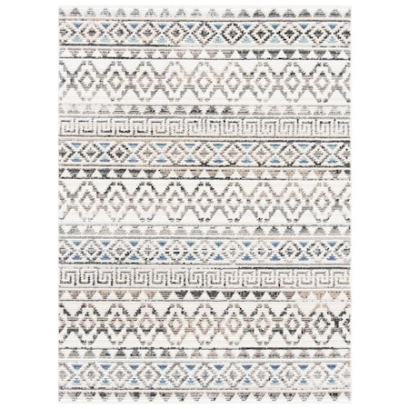 Safavieh 9 x 12 ft. in. Sedona 800 Global Rectangle Rug Ivory & Grey SED883A-9